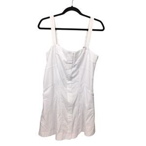 Urban Outfitters Beachy Square Neck Festival Casual Vacation Jumper Mini Dress L